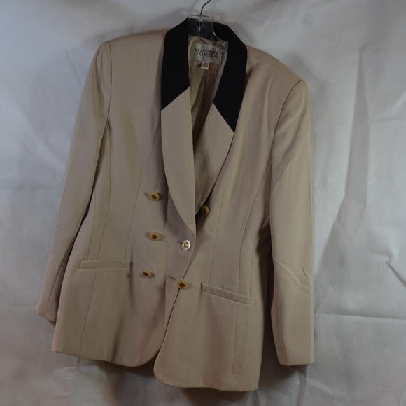 Double BreastedTwo Tone Blazer SZ 14 EXECUTIVE COLLECTION - Picture 2 of 7